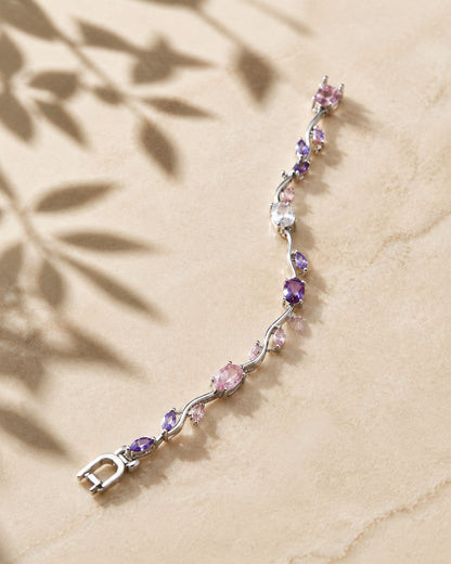 Tulip Bracelet — Purple Crystal | ELVIAN