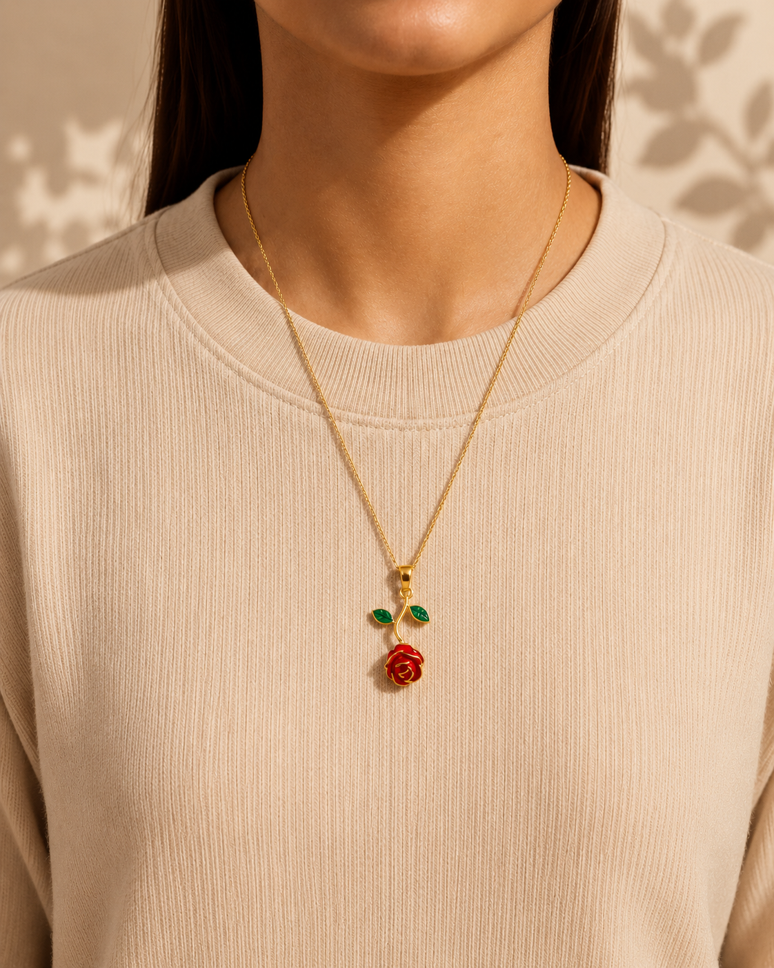 Blooming Rose Necklace | ELVIAN
