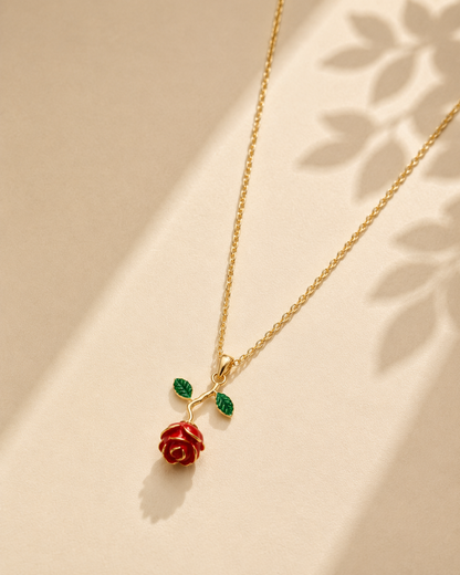 Blooming Rose Necklace | ELVIAN